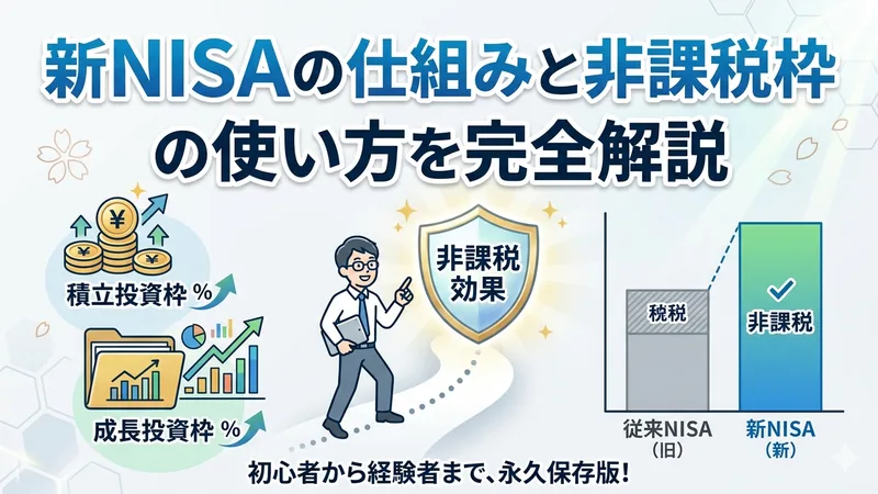 新NISAの仕組みと非課税枠の使い方を完全解説